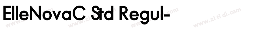 ElleNovaC Std Regul字体转换